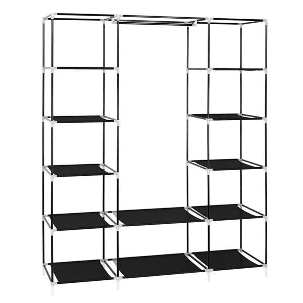 Portable Clothes Closet Wardrobe Storage Organizer with Non-Woven Fabric