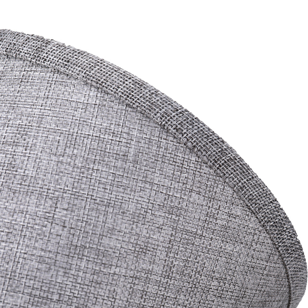 Gray Linen Clip-On Lamp Shades 5"×7"×8", Fabric Replacement Shades for Wall Sconces & Chandeliers