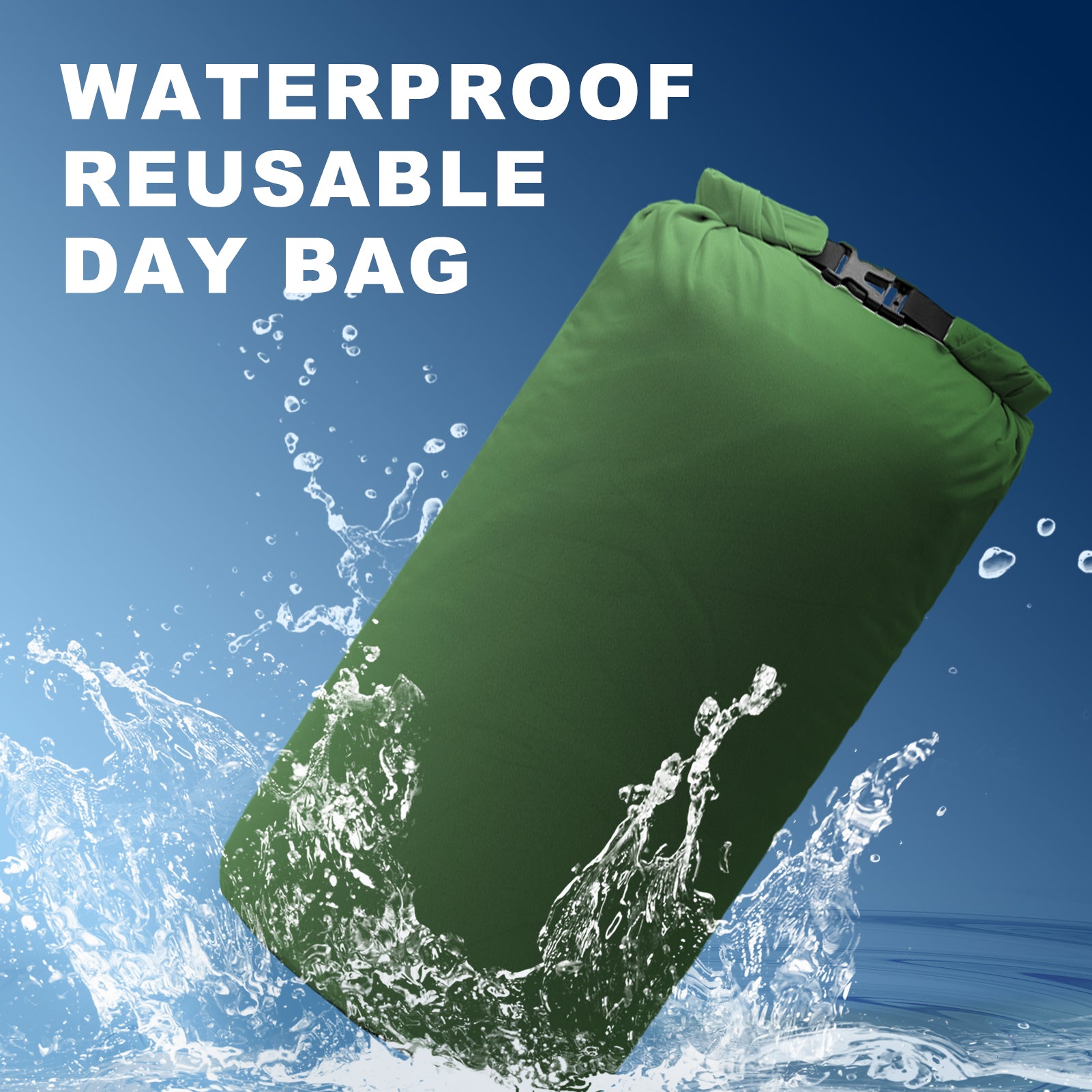 Ultralight Packable Outdoor Blanket – Water-Resistant Puffy Camping Blanket for Travel, Beach, Picnic & Stadium, Teal Green 72" x 56"