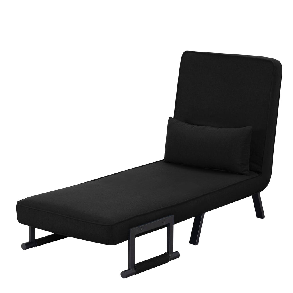 26” Folding Arm Chair Lounge 4-in-1 Convertible Sofa Bed