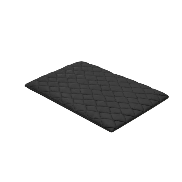 AEELLEEA Quilted Padded Floor Mat, Black, 80" x 54" x 3.5"