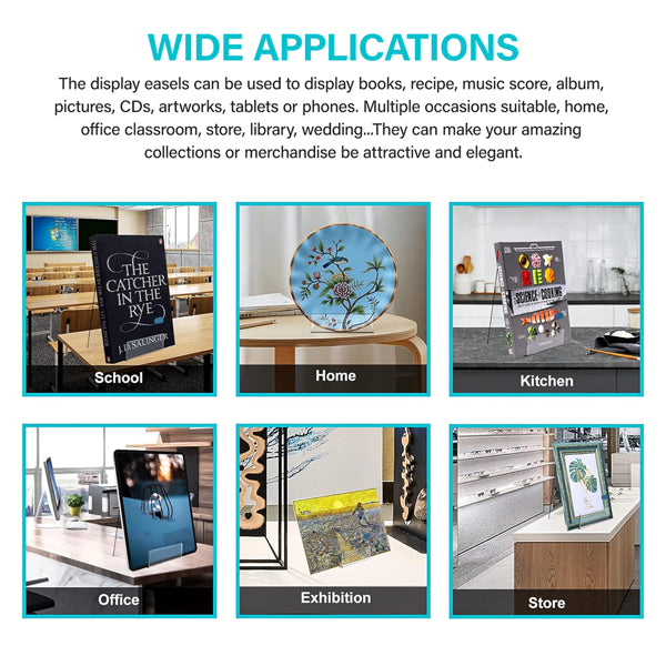 For Book Phone Tablet Acrylic Display Stand Perspex Retail Cookbook Holder(tk/temu self-pickup orders)