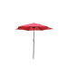 Outdoor Umbrella Red, Round Canopy Patio Umbrella with Tilt Adjustment and Base, Garden Beach Sun Shade for Deck Backyard