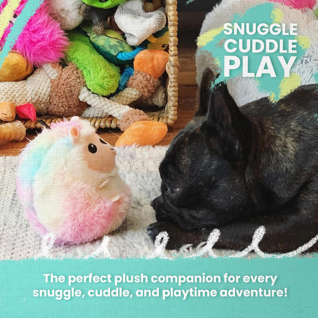 Snugarooz Plush & Crinkle Carnival Bundle for Medium Breeds – Magic the Mushroom, Dumpster Fire, Young Yeti & Pupley – Soft, Squeaky & Sensory Toy Play Pack