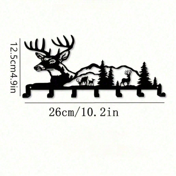 Deer Mountain Metal Wall Hooks