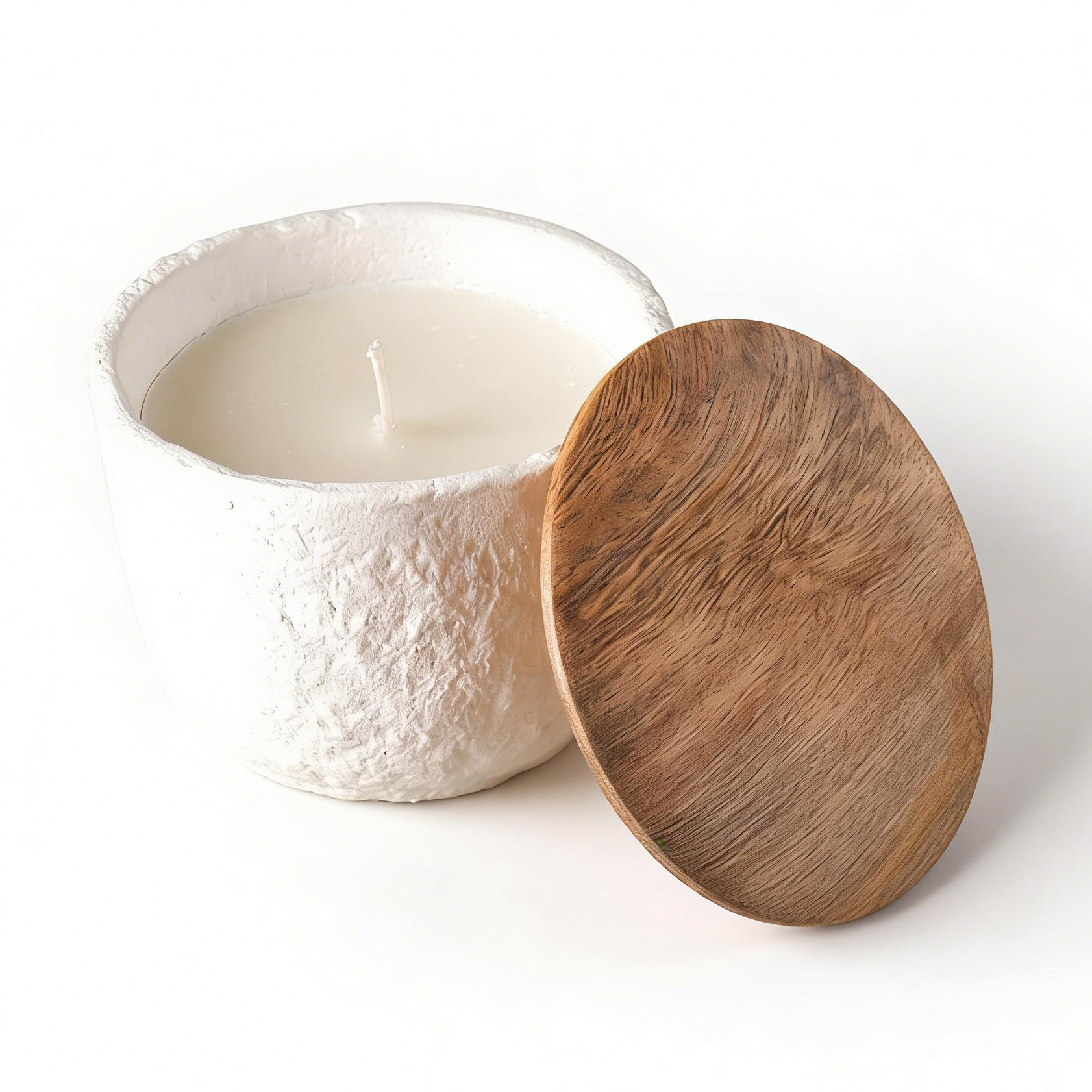Jar Candle Ecomix Wax Fill With Wooden Lid Mimosa, 7oz
