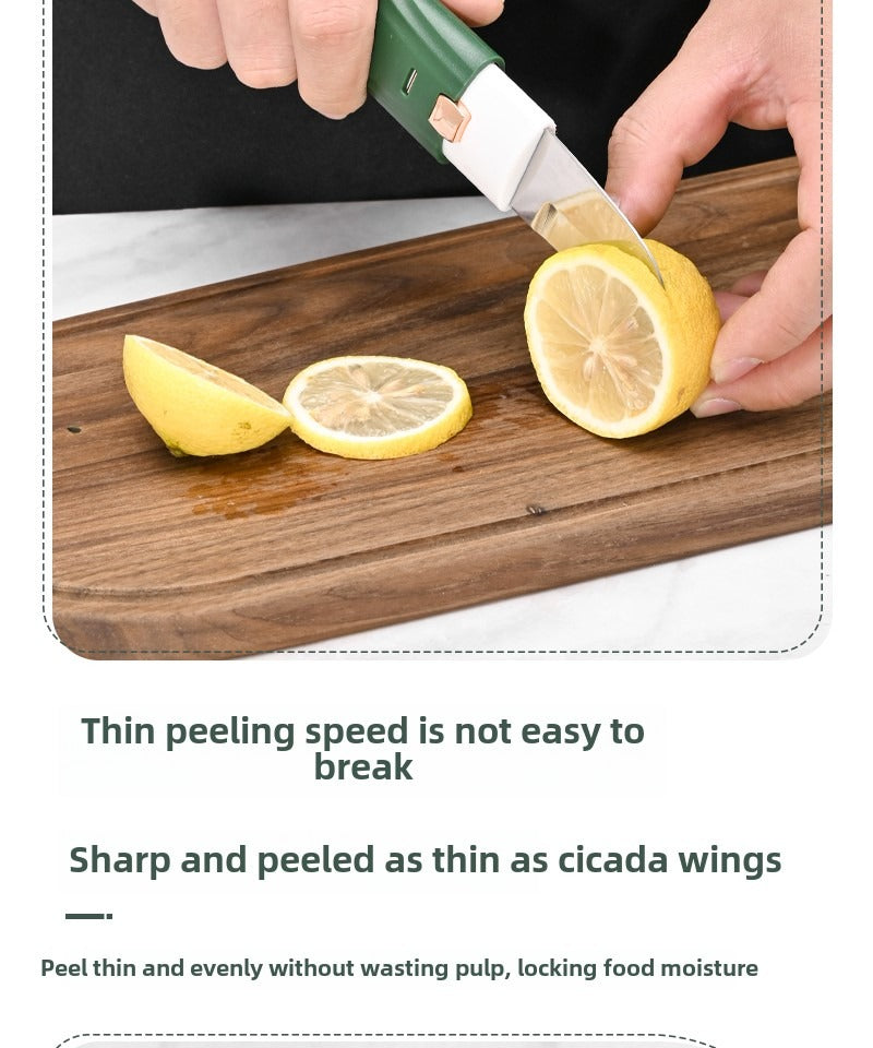 AEELLEEA-2 in 1 Portable Fruit and Vegetable Peeler, Dual Head Kitchen Prep Tool for Home Use