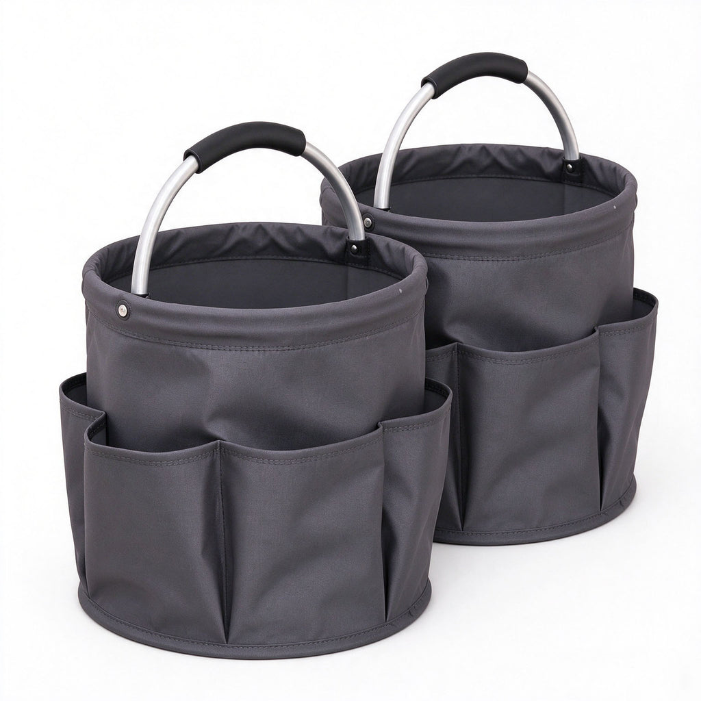Collapsible Basket with Handles: Picnic, Beach, Garden Harvest