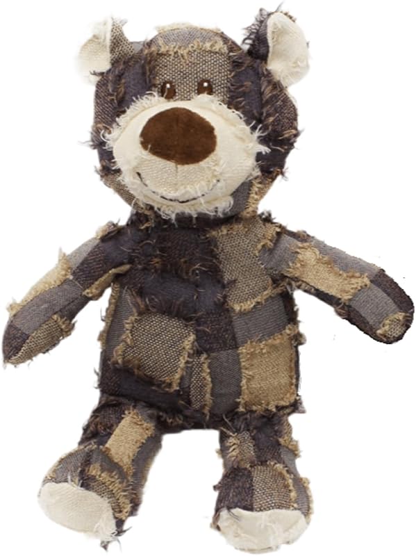 ZippyPaws Dog Companion for Heavy Chewers- Indestructible Robust Bear Dog Toy, Resistant Squeaky Dog Toys for Heavy Chewers