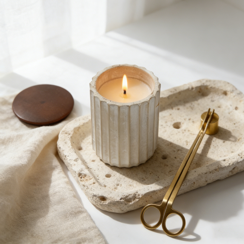 Jar Candle Ecomix Wax Fill With Wooden Lid - Vanilla Lavender, 6oz