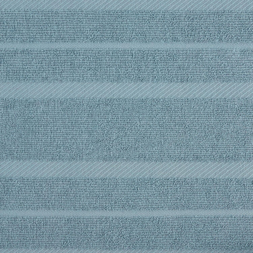 4pc Cotton Kitchen Towel Set 16"x26" Blue Velvet/White – Absorbent Striped Dish Towels for Christmas & Holiday Kitchen