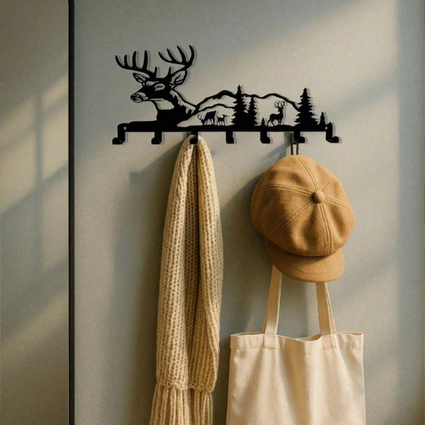 Deer Mountain Metal Wall Hooks