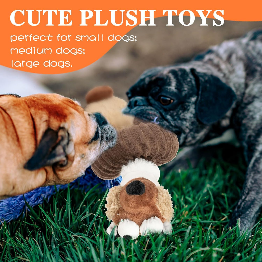 ZippyPaws Squeaky Plush Stuffed Crinkle Pet Chew Toys for  Dogs, Puppy Teething Toys for Boredom & Training