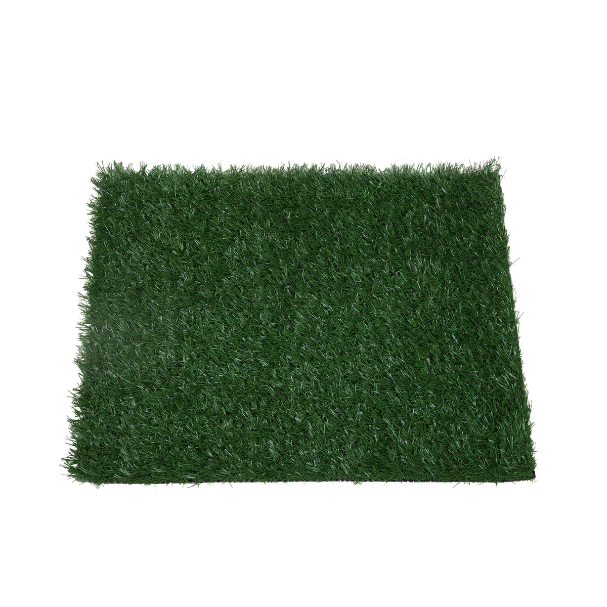 2 Pack Reusable Dog Artificial Grass Pee Pads, 27.95"×18.11" Washable Puppy Potty Training Turf Mat for Indoor Apartment Use
