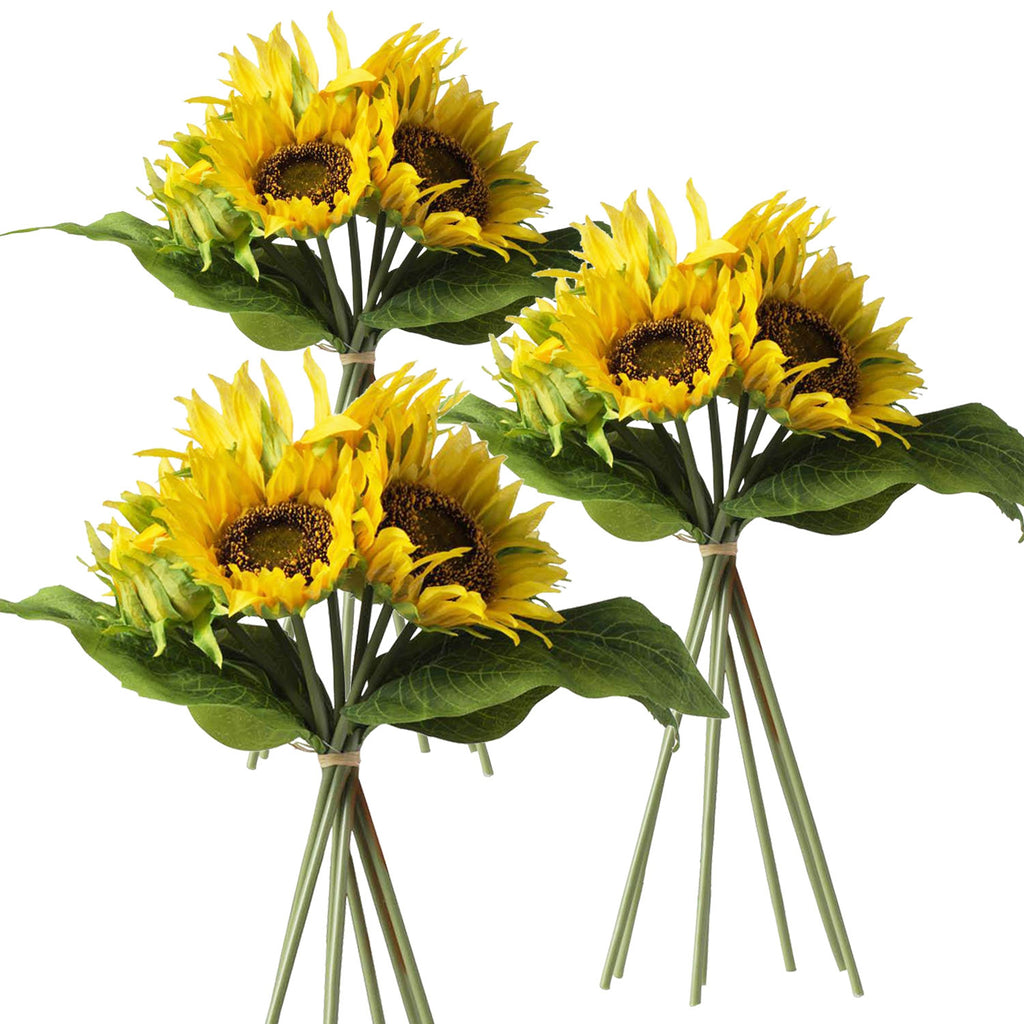 Set of 3, 14x14x15" Sunflower Bundle X7