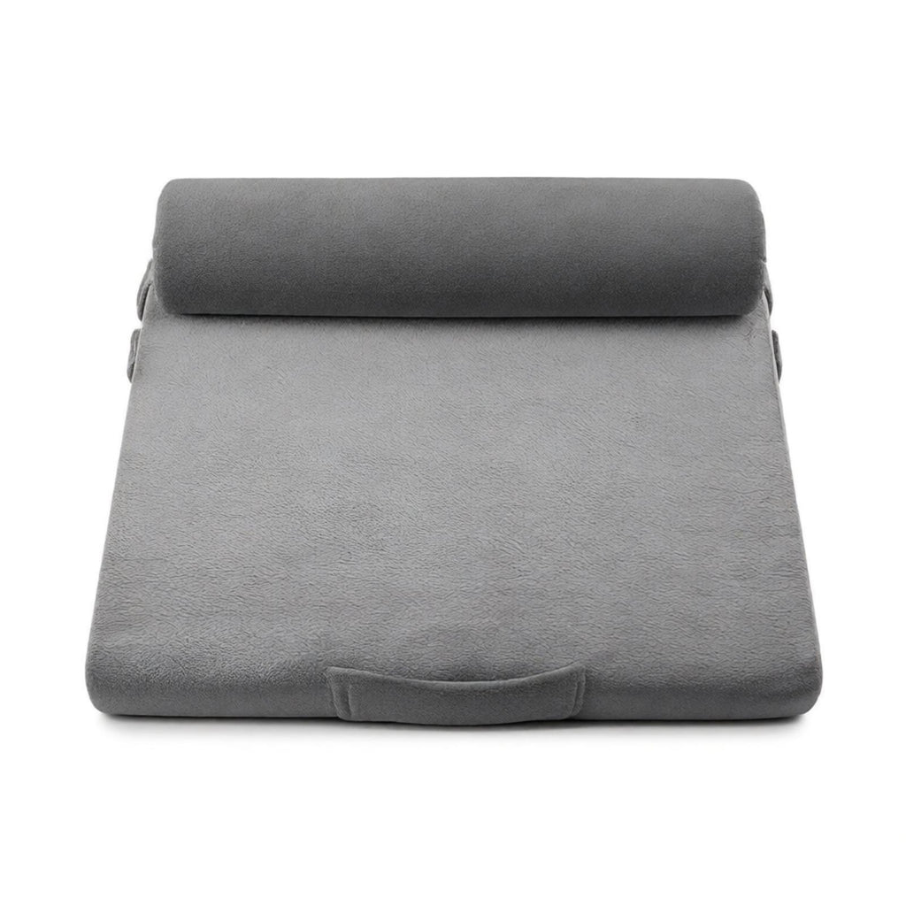 AEELLEEA Adjustable Bed Wedge Pillow with Head Roll, High Density Foam Support Pillow for Acid Reflux, Snoring, Post Surgery Reading Rest, Washable Velvet Cover