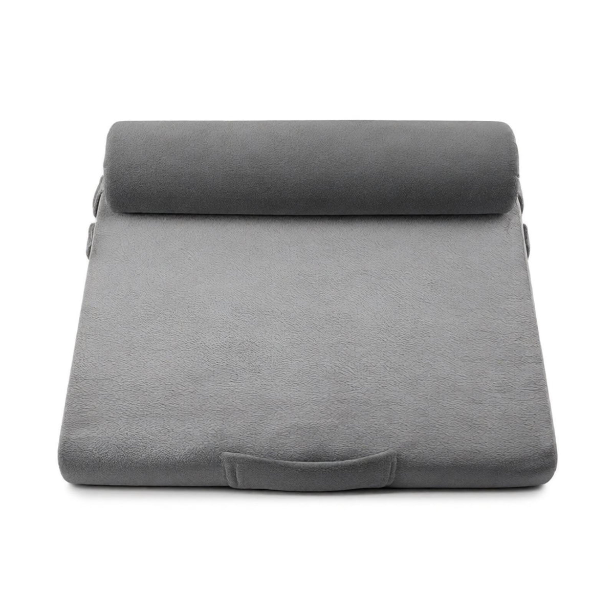 AEELLEEA Adjustable Bed Wedge Pillow with Head Roll, High Density Foam Support Pillow for Acid Reflux, Snoring, Post Surgery Reading Rest, Washable Velvet Cover