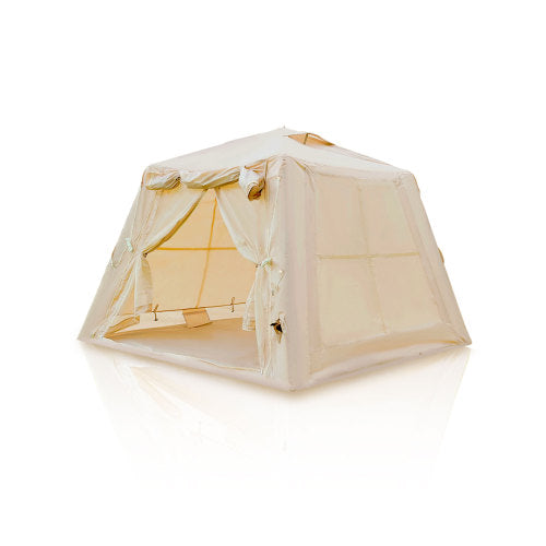 Inflatable Camping Tent 3 Person, 94.49x94.49 Inch Pop Up Air Tent with Pump, PU3000 Waterproof Instant Tent for Outdoor