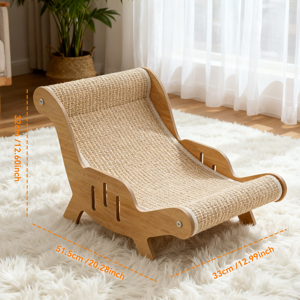 Cat Recliner Scraper Board, Large 2 in 1 Cat Recliner Scratch Board, Durable Cat Scratching Pad Cat Scratcher Bed Cardboard Cat Scratchers for Indoor Cats