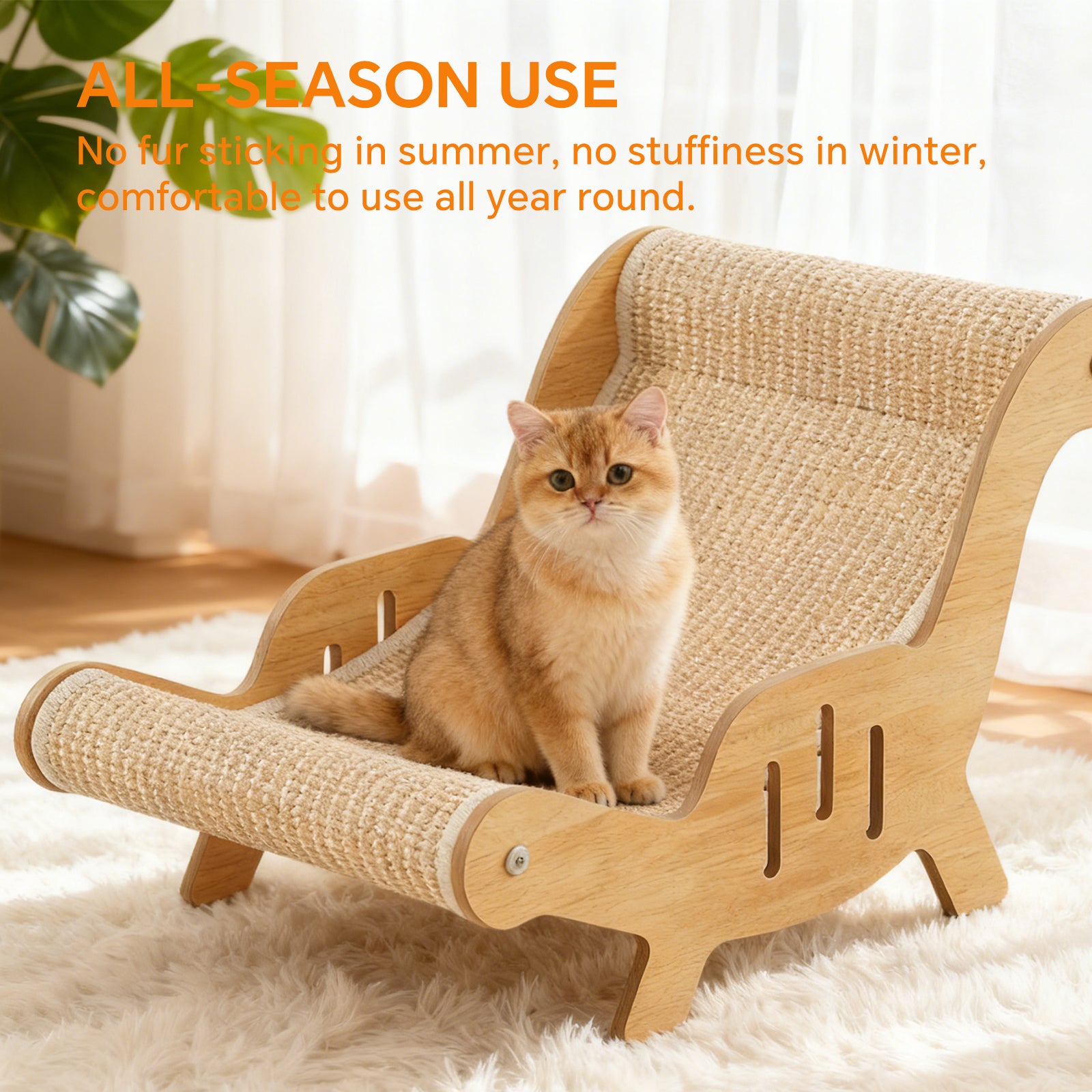 Cat Recliner Scraper Board, Large 2 in 1 Cat Recliner Scratch Board, Durable Cat Scratching Pad Cat Scratcher Bed Cardboard Cat Scratchers for Indoor Cats