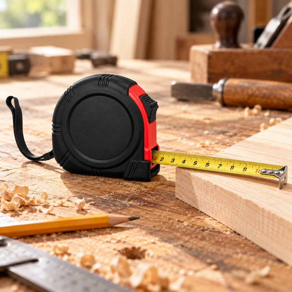 Retractable Tape Measure, Shockproof Heavy Duty Metric Measuring Tape with Self-Lock, for Construction Home Improvement Woodworking