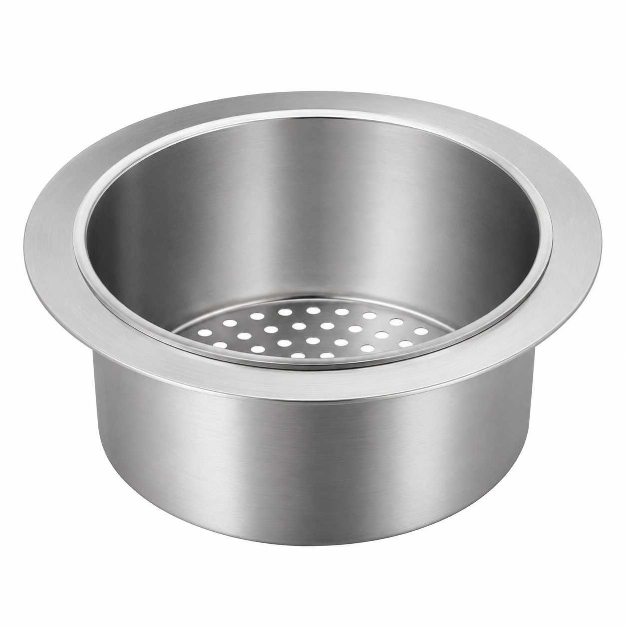 Stainless Steel Swan Sink Strainer Basket, Hanging Kitchen Drain Basket with Fine Holes, Multi-Use Food Waste Strainer for Sink Corner, Fruit Vegetable Draining Colander