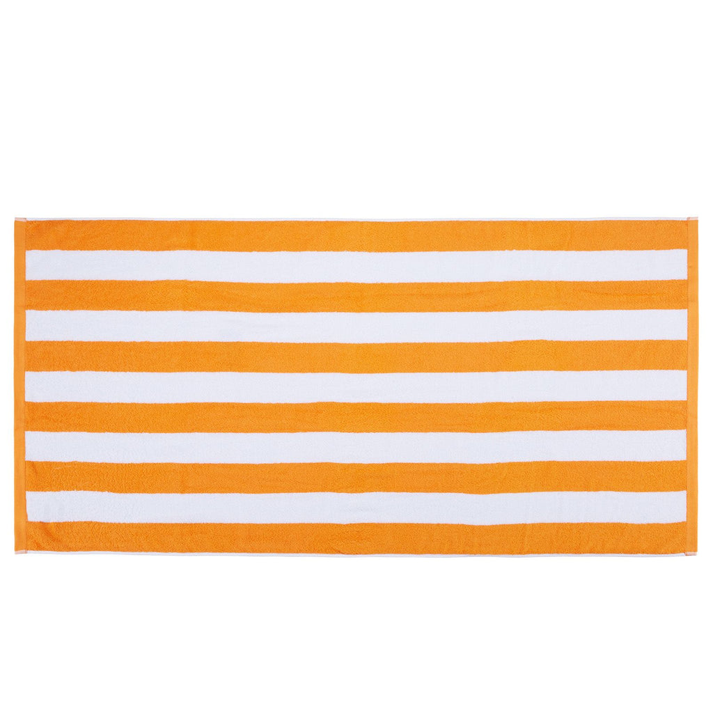 4-Pack Cotton Beach Towels 30" x 60" Oversized Cabana Stripe Pool Towels, Mixed Colors