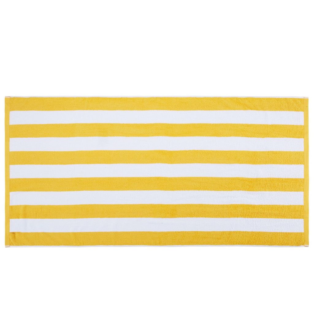 4-Pack Cotton Beach Towels 30" x 60" Oversized Cabana Stripe Pool Towels, Mixed Colors