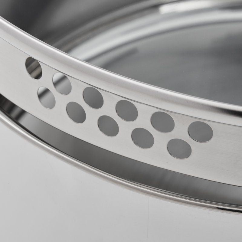 3-Qt Stainless Steel Saucepan with Glass Lid,