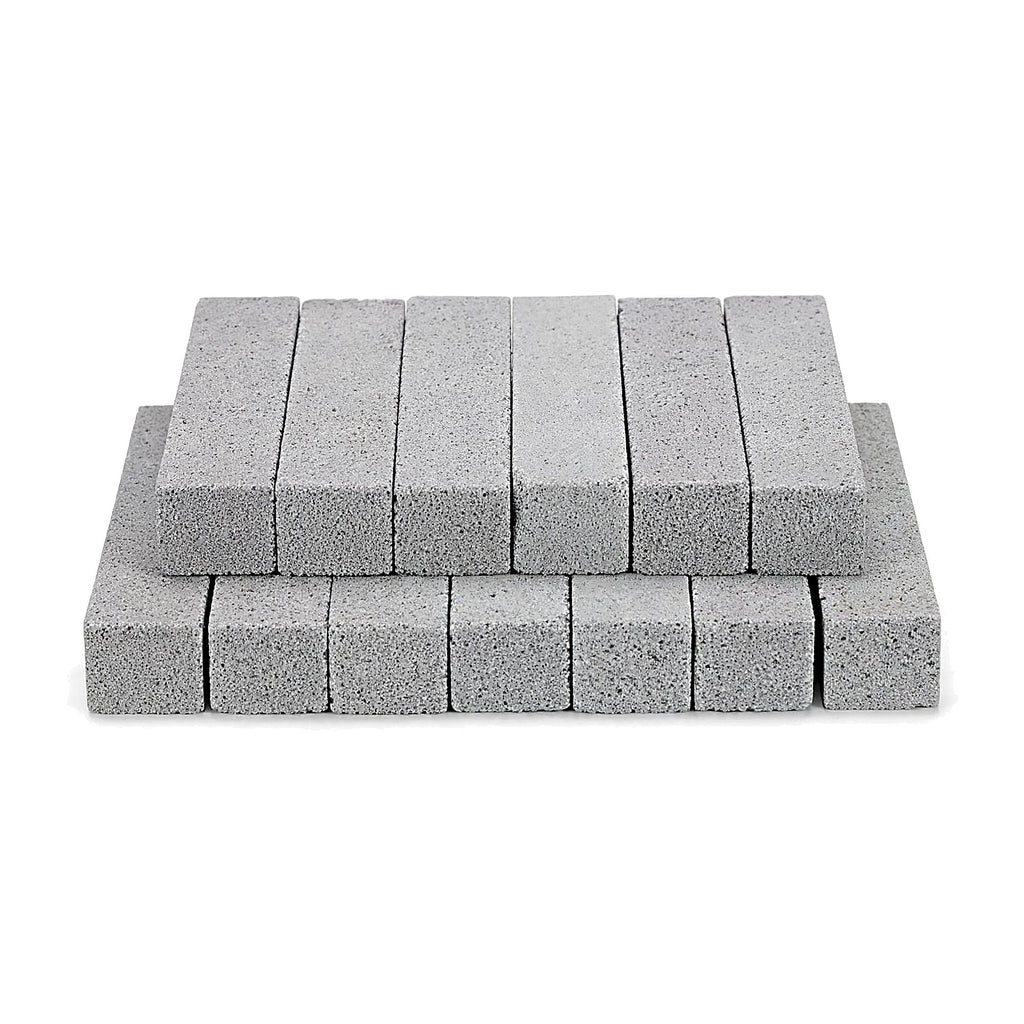 AEELLEEA Pumice Stone Cleaning Blocks, 36 Pack, Natural Gray Scouring Sticks for Toilet Bowl, Sink, Bathtub & Grill, Individually Wrapped