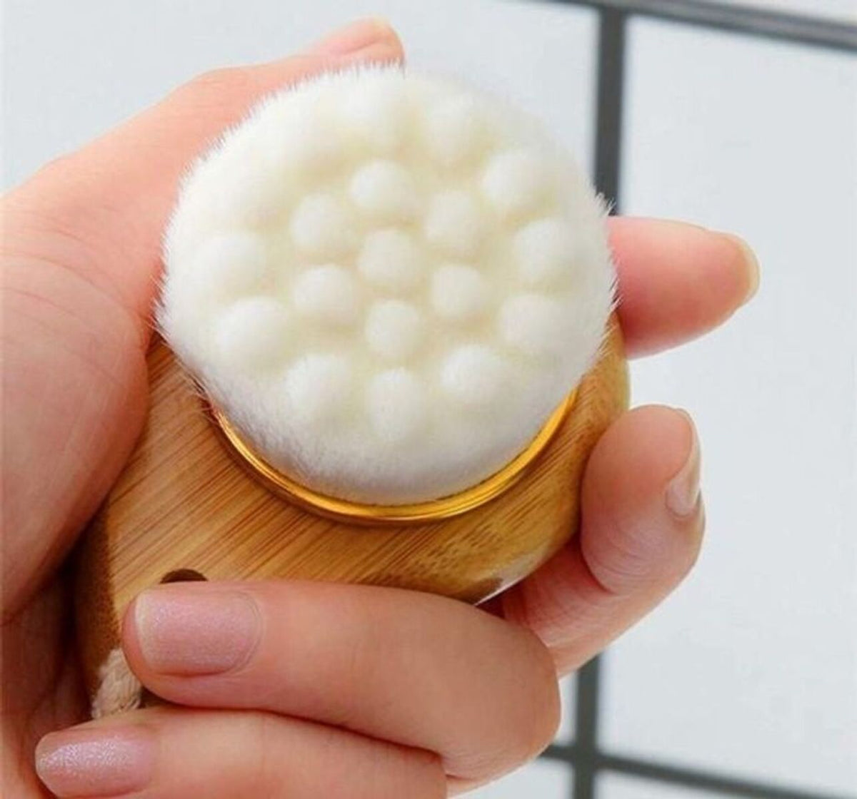 AEELLEEA 6-Piece Bamboo Bath & Body Care Set, Body Brush, Facial Brush, Hairbrush, Comb, Scalp Massager & Soap Dish