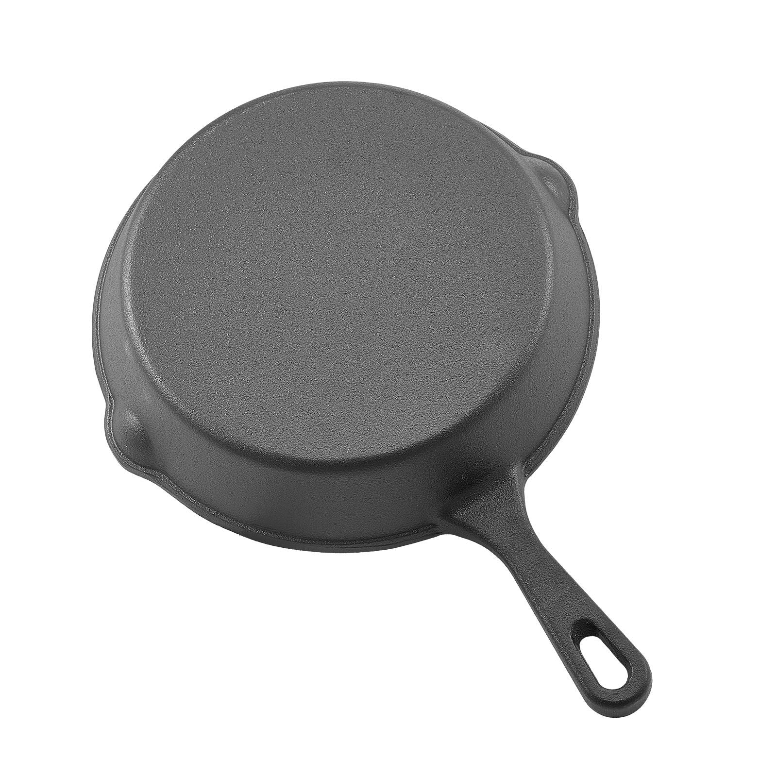 3-Piece Cast Iron Skillet Set, Frying Pans for Oven, Gas, Electric & Induction
