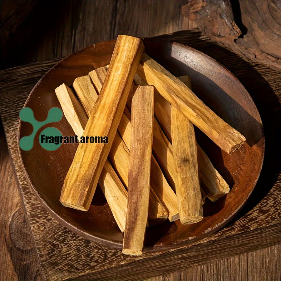 16pc Natural Palo Santo Wood Incense Sticks, 4" Aromatic Sticks for Home Fragrance, Meditation & Holiday Gifts