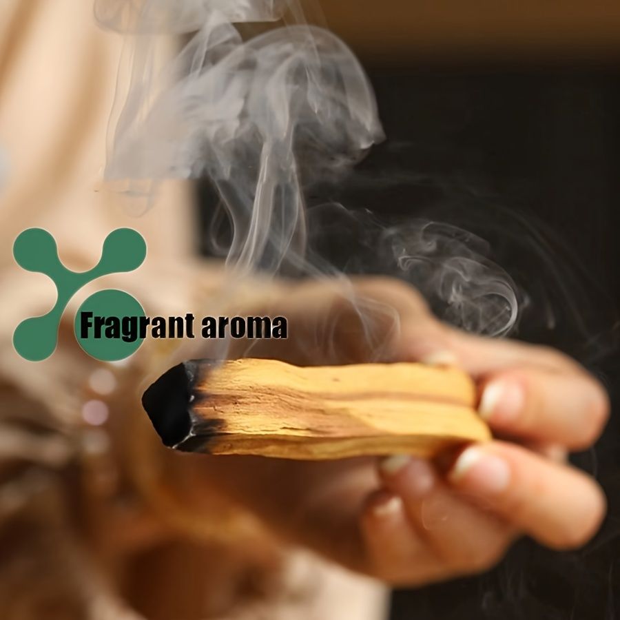 16pc Natural Palo Santo Wood Incense Sticks, 4" Aromatic Sticks for Home Fragrance, Meditation & Holiday Gifts