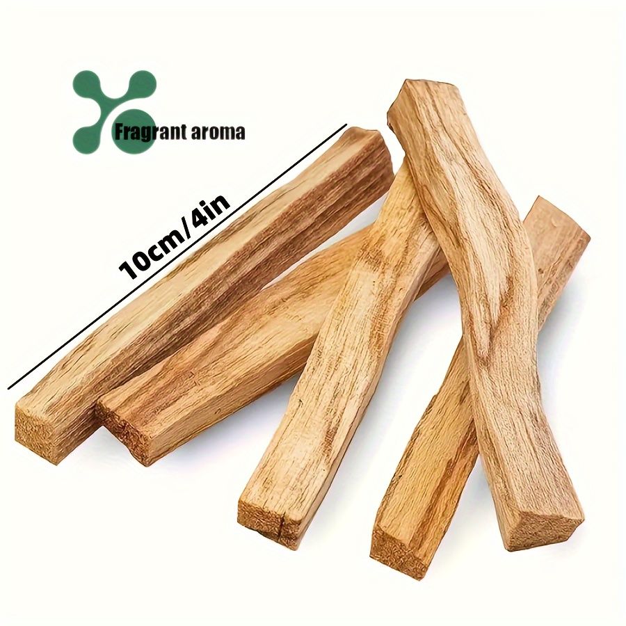 16pc Natural Palo Santo Wood Incense Sticks, 4" Aromatic Sticks for Home Fragrance, Meditation & Holiday Gifts