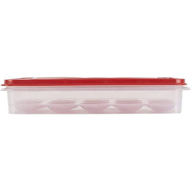4-Pack Deviled Egg Carrier Trays with Lids, Stackable Egg Storage Containers