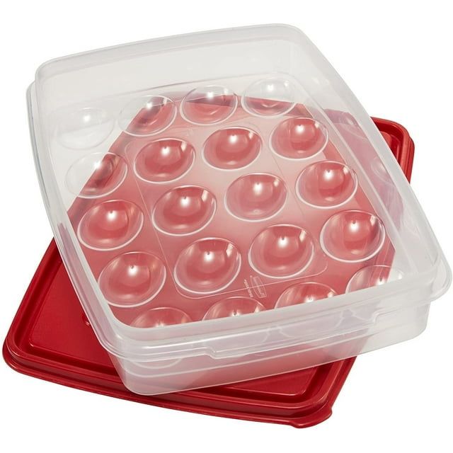 4-Pack Deviled Egg Carrier Trays with Lids, Stackable Egg Storage Containers