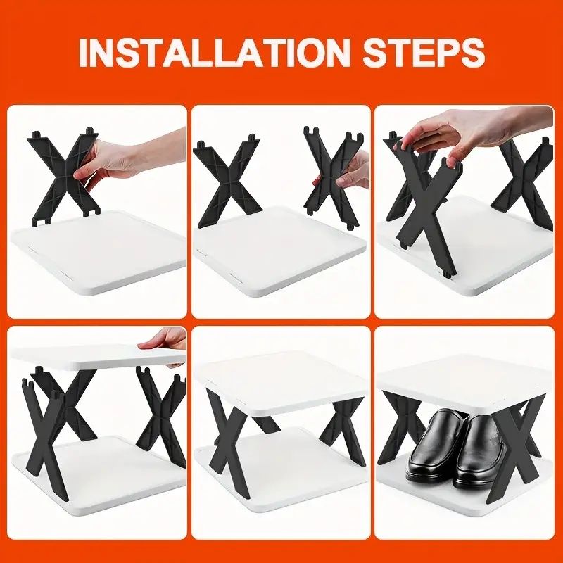 9-Tier Narrow Shoe Rack, Stackable Vertical Shoe Organizer for Entryway & Closet