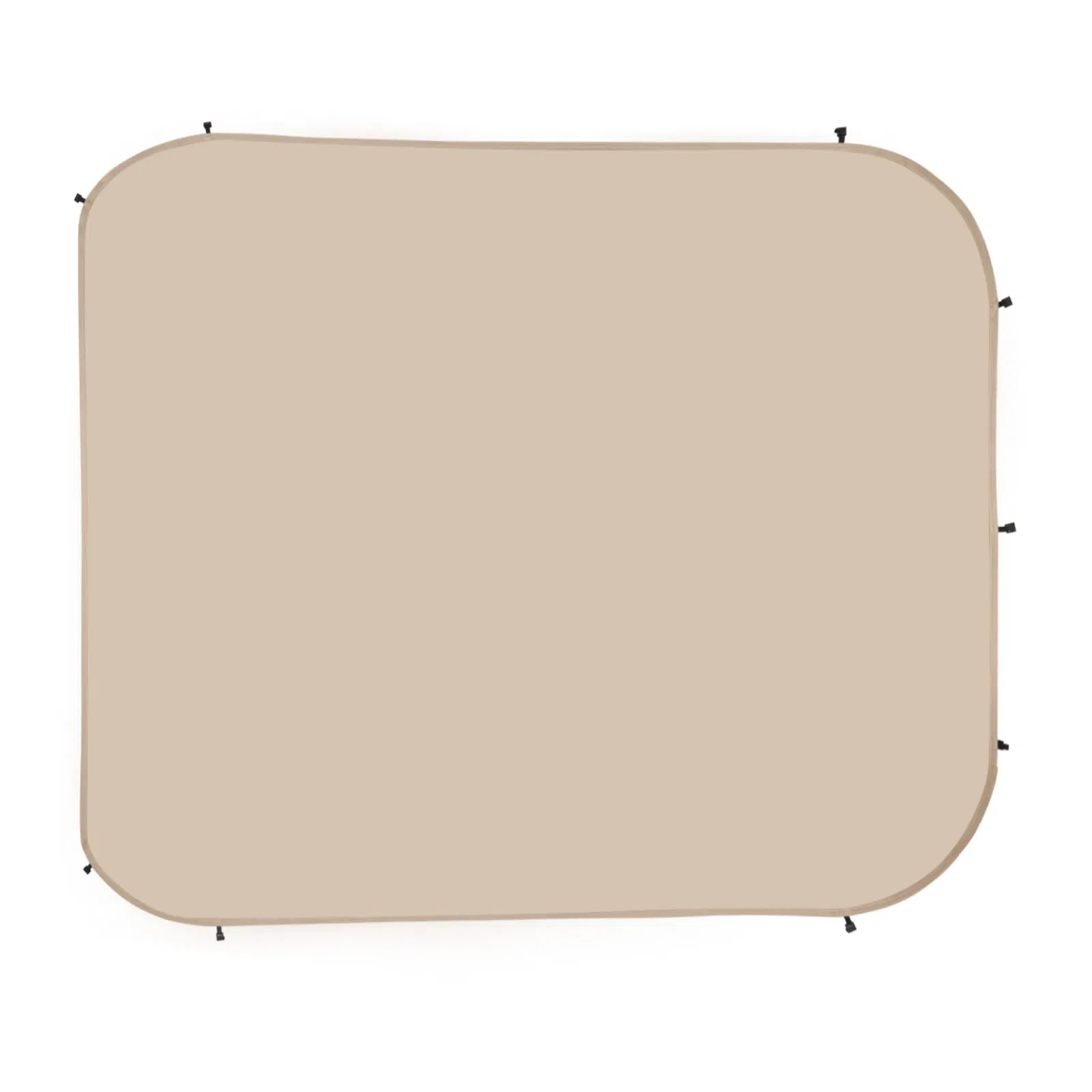 Pop‑Up Screen House Sidewalls 2‑Pack, 300D Oxford Silver‑Coated UV‑Waterproof Side Panels for 6’ x 6’ Outdoor Screen Tent, Beige (Tent NOT Included)