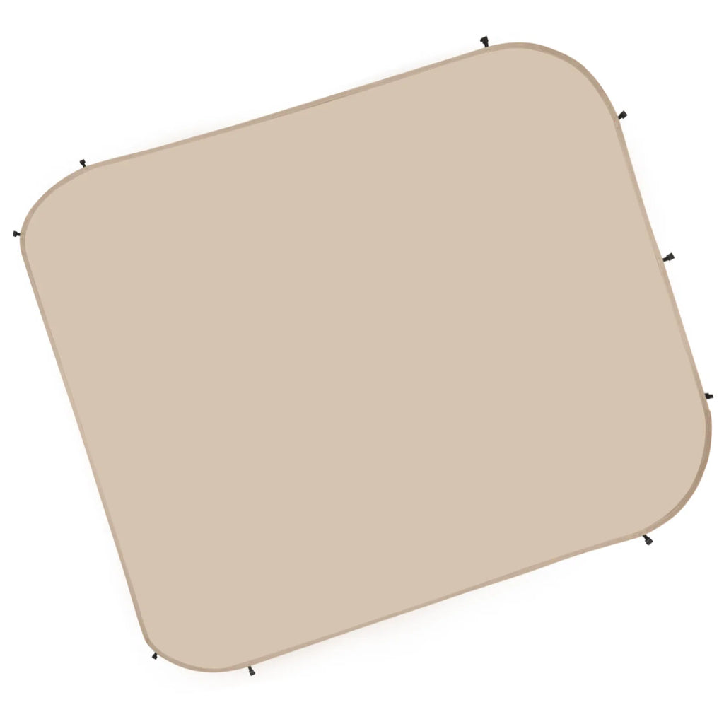 Pop‑Up Screen House Sidewalls 2‑Pack, 300D Oxford Silver‑Coated UV‑Waterproof Side Panels for 6’ x 6’ Outdoor Screen Tent, Beige (Tent NOT Included)