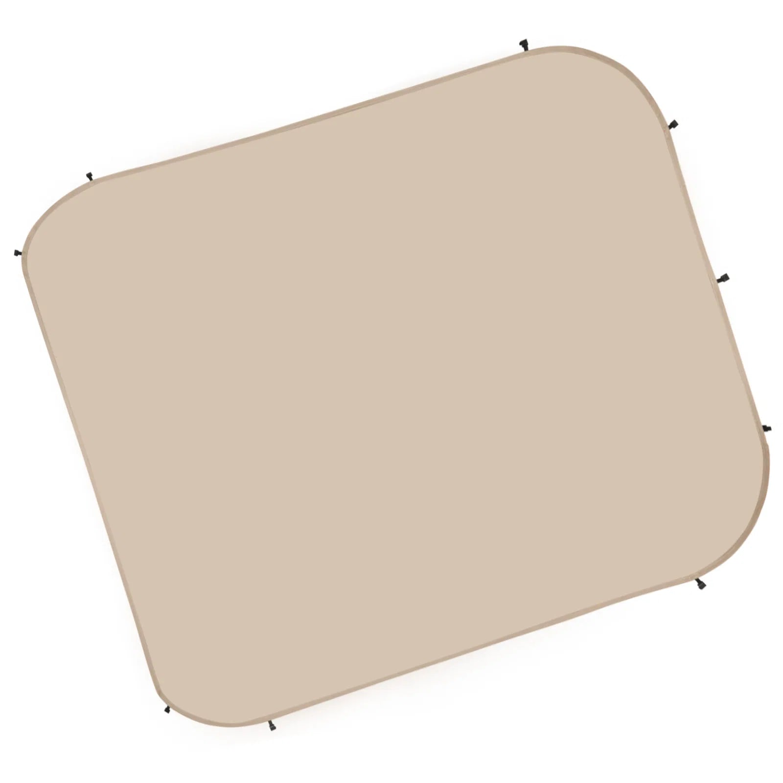 Pop‑Up Screen House Sidewalls 2‑Pack, 300D Oxford Silver‑Coated UV‑Waterproof Side Panels for 6’ x 6’ Outdoor Screen Tent, Beige (Tent NOT Included)