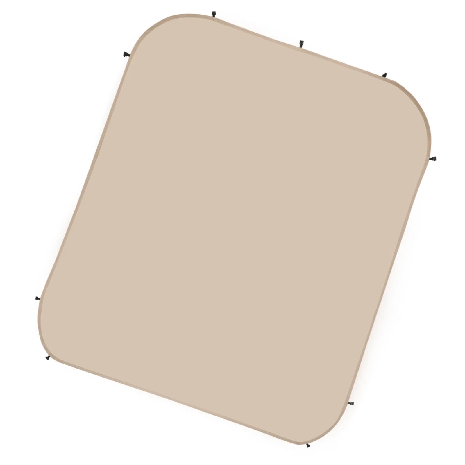 Pop‑Up Screen House Sidewalls 2‑Pack, 300D Oxford Silver‑Coated UV‑Waterproof Side Panels for 6’ x 6’ Outdoor Screen Tent, Beige (Tent NOT Included)