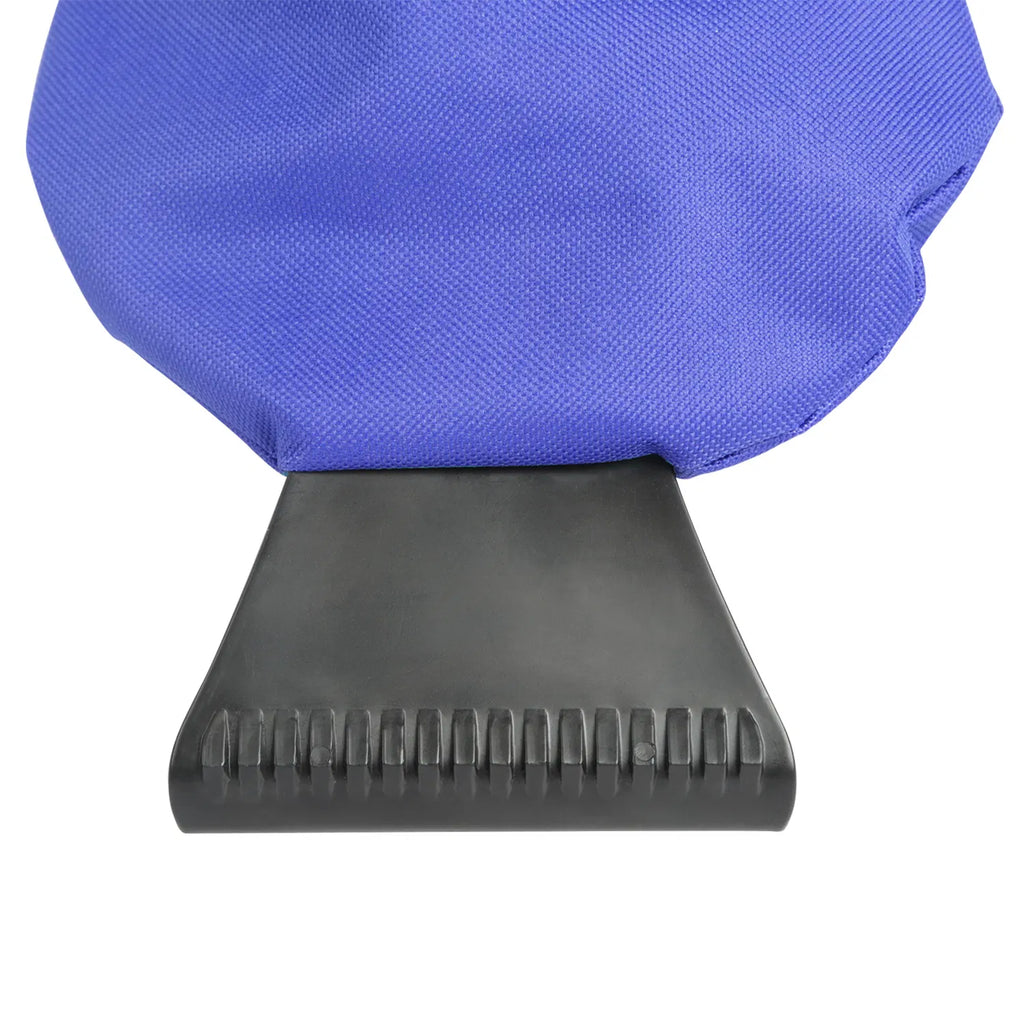 Car Ice Scraper Mitt, Waterproof Windproof Fleece Lined Snow Remover Glove, Portable Windshield Frost Removal Tool for Winter Auto Car Window