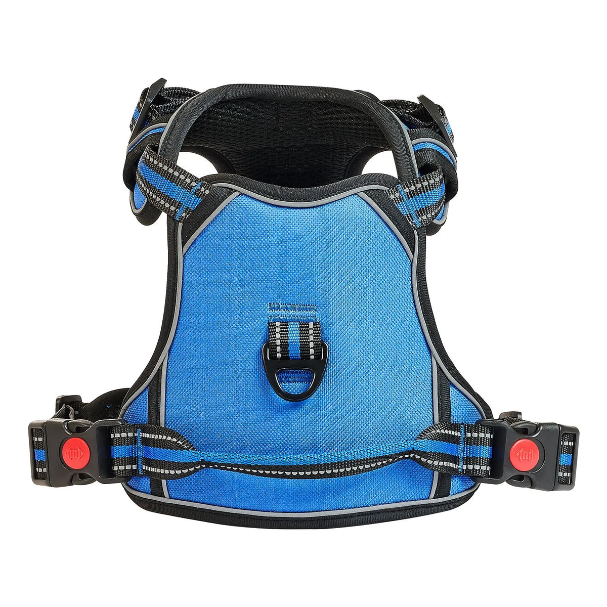 No‑Pull Dog Harness with 5ft Leash, Reflective Adjustable Pet Vest Harness for Medium Large Dogs, Dual Metal Clips Safety Lock Buckle