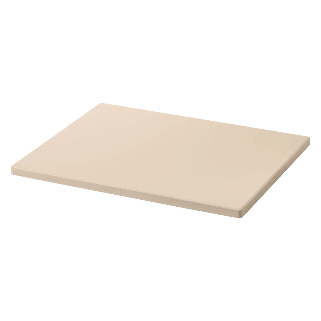 15"x12" Cordierite Pizza Stone for Oven & Grill, Rectangular Baking Stone with Dough Scraper, Crispy Crust Pizza Bread Baking Plate