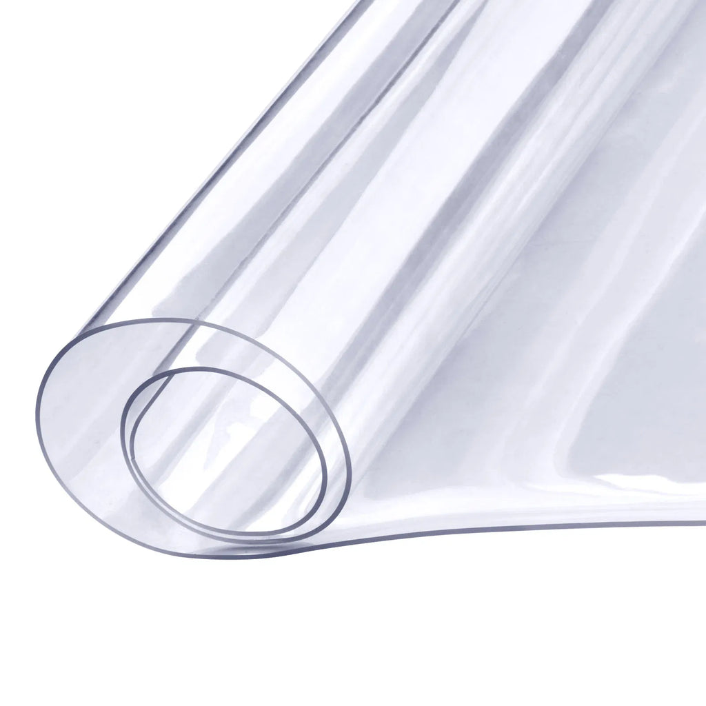 Clear PVC Table Cover Protector 36"x72",1.5mm Thick Waterproof Rectangle Plastic Tabletop Mat for Dining Table, Office Desk