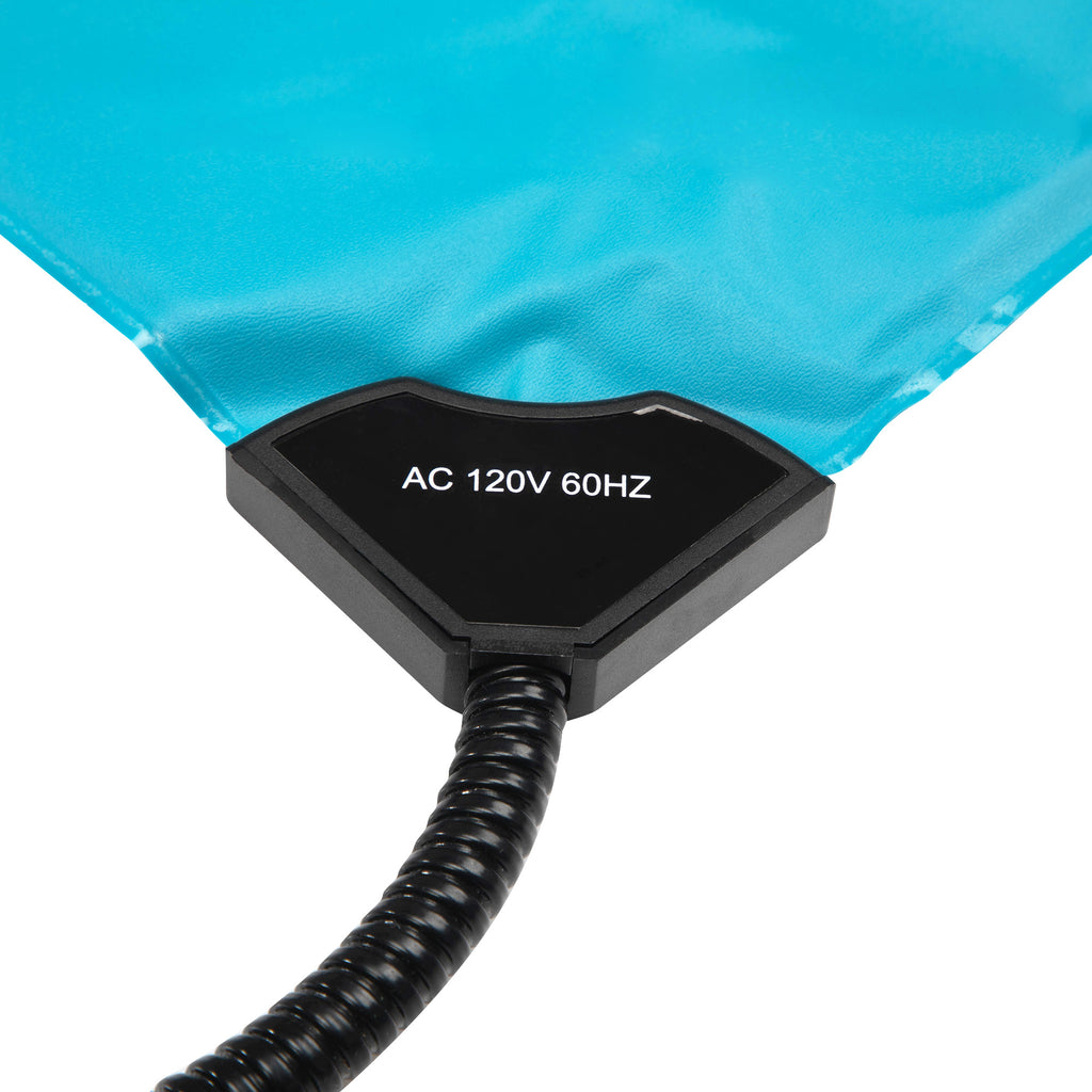 Pet Heating Pad for Dogs & Cats, 30×40cm Waterproof Electric Heated Mat, 6 Temp Settings & 2-24H Timer, 120V with Removable Soft Plush Cover, Anti-Chew Cord for Pets Winter Warming