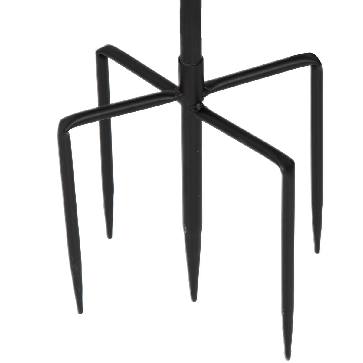 Double Layer Butterfly Flower Metal Wind Spinner, 78.7 Inch 360° Rotatable Outdoor Garden Windmill with 4-Prong Ground Stake for Yard Patio Decor