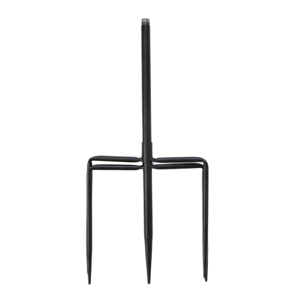 Double Layer Butterfly Flower Metal Wind Spinner, 78.7 Inch 360° Rotatable Outdoor Garden Windmill with 4-Prong Ground Stake for Yard Patio Decor