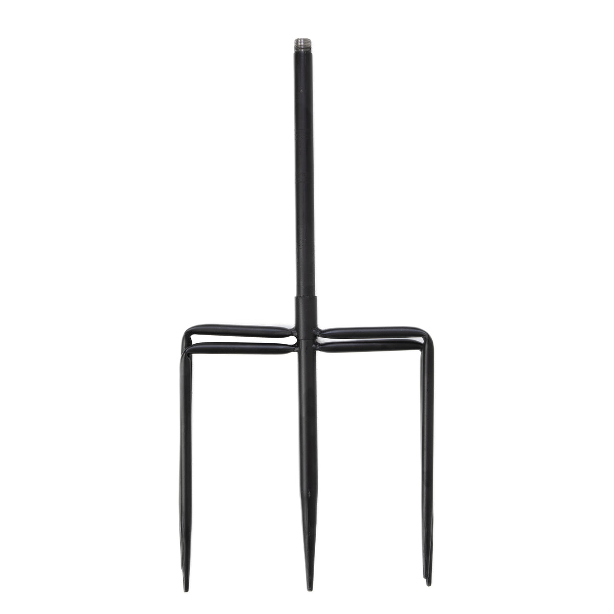Double Layer Butterfly Flower Metal Wind Spinner, 78.7 Inch 360° Rotatable Outdoor Garden Windmill with 4-Prong Ground Stake for Yard Patio Decor